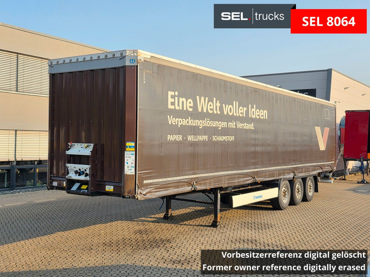 Krone SZ / EDSCHA / Liftachse - Curtainsider semi-trailer: picture 1 Krone SZ / EDSCHA / Liftachse - Curtainsider semi-trailer: picture 1