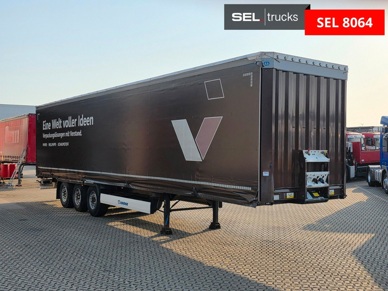 Krone SZ / EDSCHA / Liftachse - Curtainsider semi-trailer: picture 3 Krone SZ / EDSCHA / Liftachse - Curtainsider semi-trailer: picture 3