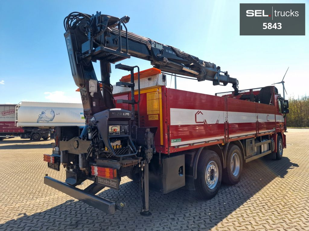 Mercedes-Benz Actros 2546 / HIAB 166K / ADC 4,1t / Lenkachse - Crane truck, Dropside/ Flatbed truck: picture 5 Mercedes-Benz Actros 2546 / HIAB 166K / ADC 4,1t / Lenkachse - Crane truck, Dropside/ Flatbed truck: picture 5