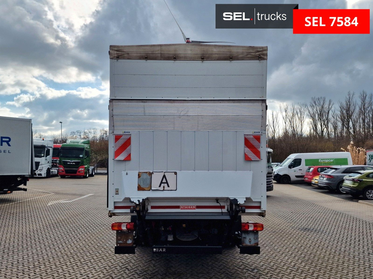 Curtainsider truck Mercedes-Benz Antos 1840 / Ladebordwand: picture 6