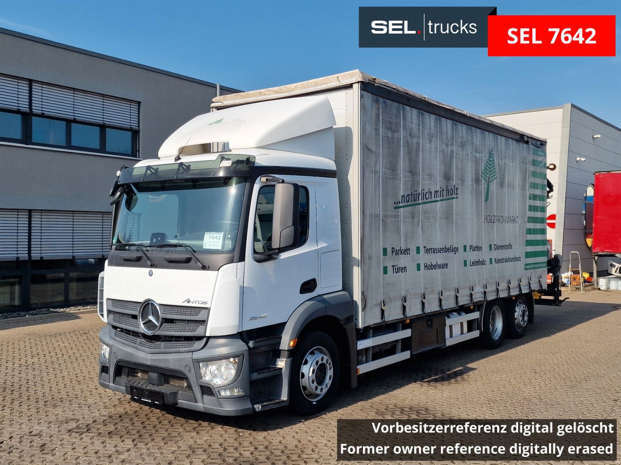 Mercedes-Benz Antos 2540 / Fernbedienung / Lenkachse - Crane truck: picture 2 Mercedes-Benz Antos 2540 / Fernbedienung / Lenkachse - Crane truck: picture 2