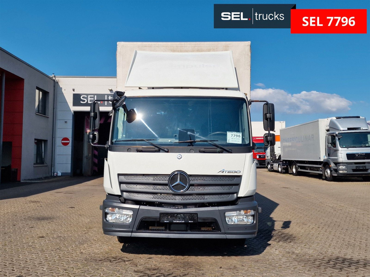 Mercedes-Benz Atego 1221 / Ladebordwand - Curtainsider truck: picture 2 Mercedes-Benz Atego 1221 / Ladebordwand - Curtainsider truck: picture 2