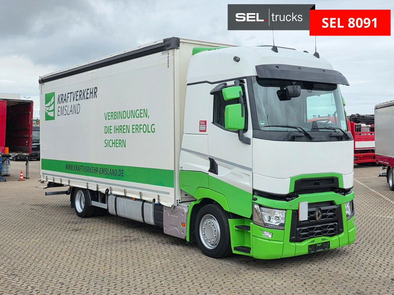 Renault T High 480 / Retarder / Jumbo / 6D - Curtainsider truck: picture 3 Renault T High 480 / Retarder / Jumbo / 6D - Curtainsider truck: picture 3