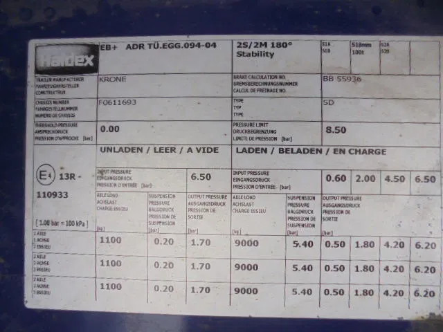 Dropside/ Flatbed semi-trailer Krone SD MET RONG GATEN NL TRAILER 16x IN STOCK BLACK FRIDAY SELL: picture 11