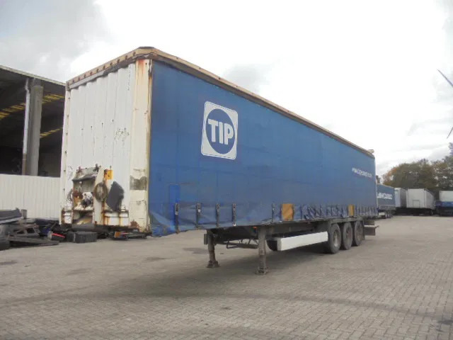 Curtainsider semi-trailer Krone SD27 BPW DRUM: picture 1