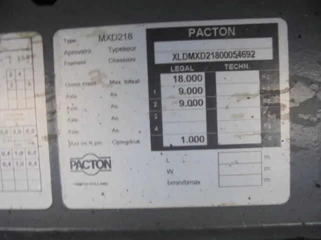 Pacton MXD218 on lease Pacton MXD218: picture 19