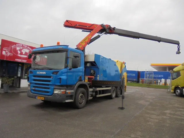 Scania P280 B 6X2 - Garbage truck: picture 1 Scania P280 B 6X2 - Garbage truck: picture 1