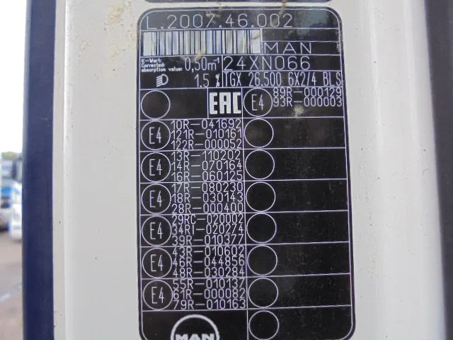 Tractor unit MAN TGX 26.500 XXL 6X2 NIEUW TYPE TACHOGRAAF: picture 20