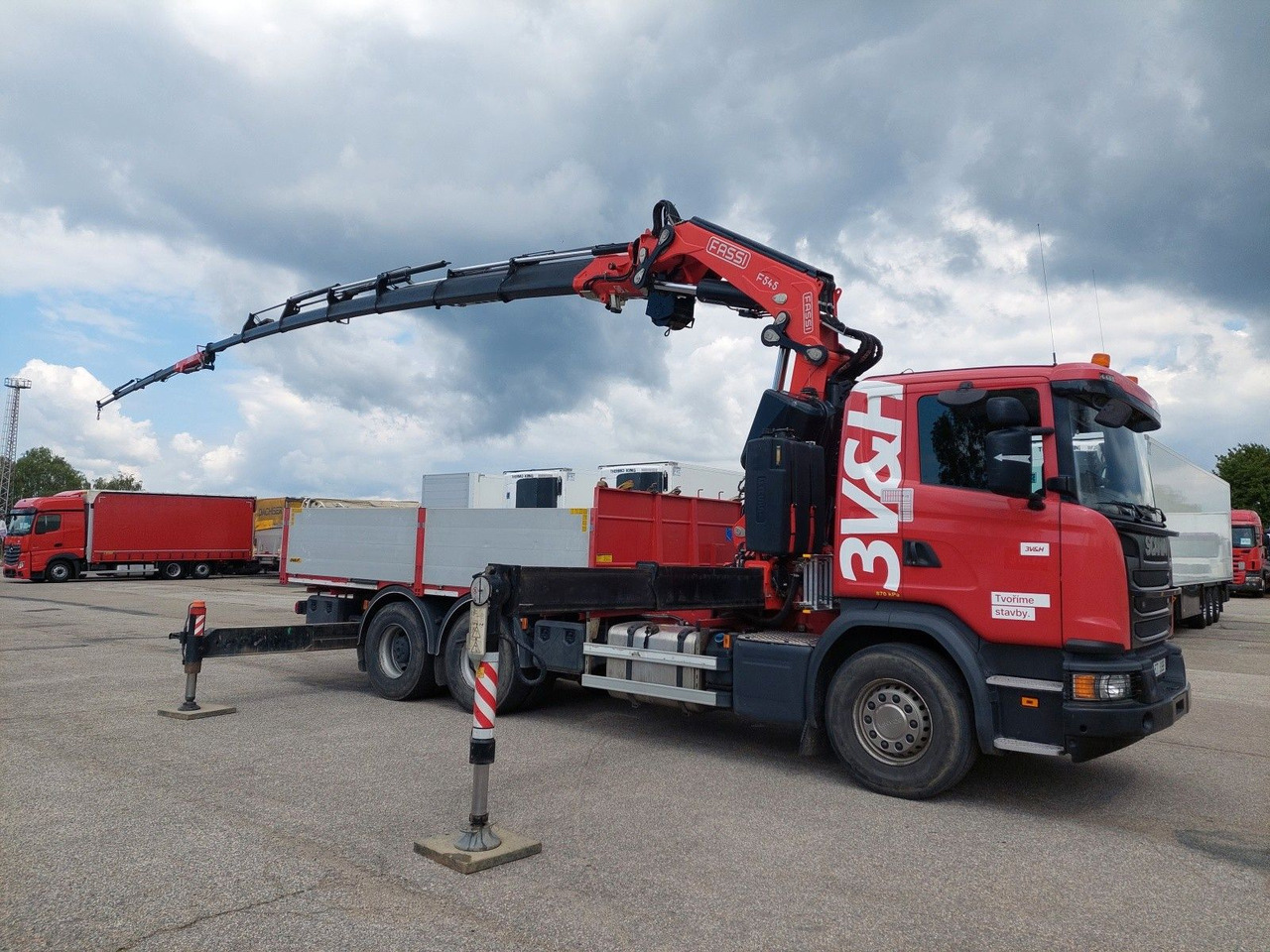 Scania G 410LB 6x4 HNA + Kran Fassi F545RA.2.27 FLY-JIB - Dropside/ Flatbed truck, Crane truck: picture 2 Scania G 410LB 6x4 HNA + Kran Fassi F545RA.2.27 FLY-JIB - Dropside/ Flatbed truck, Crane truck: picture 2