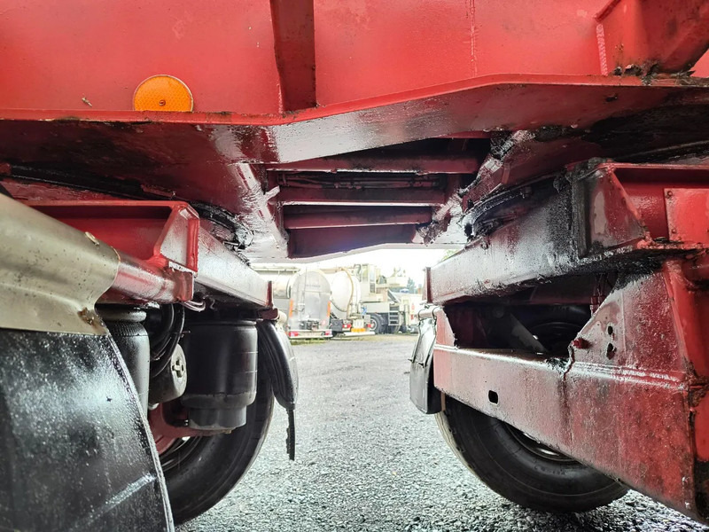Dropside/ Flatbed semi-trailer LAG 16000-R KENNIS CRANE - 2 STEERING AXLES: picture 16