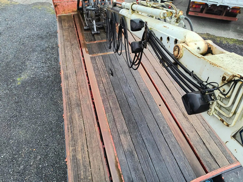 Dropside/ Flatbed semi-trailer LAG 16000-R KENNIS CRANE - 2 STEERING AXLES: picture 11