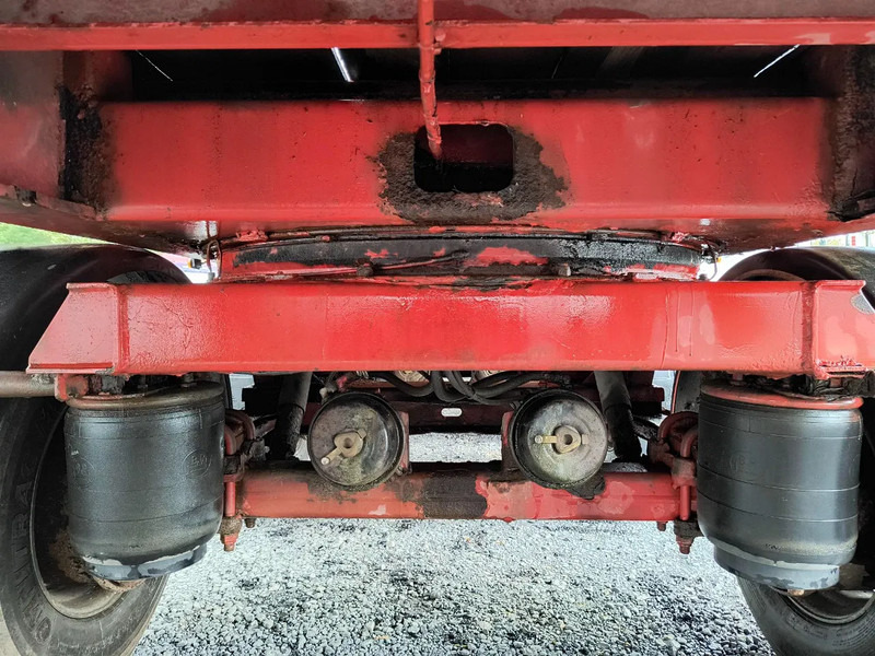 Dropside/ Flatbed semi-trailer LAG 16000-R KENNIS CRANE - 2 STEERING AXLES: picture 17