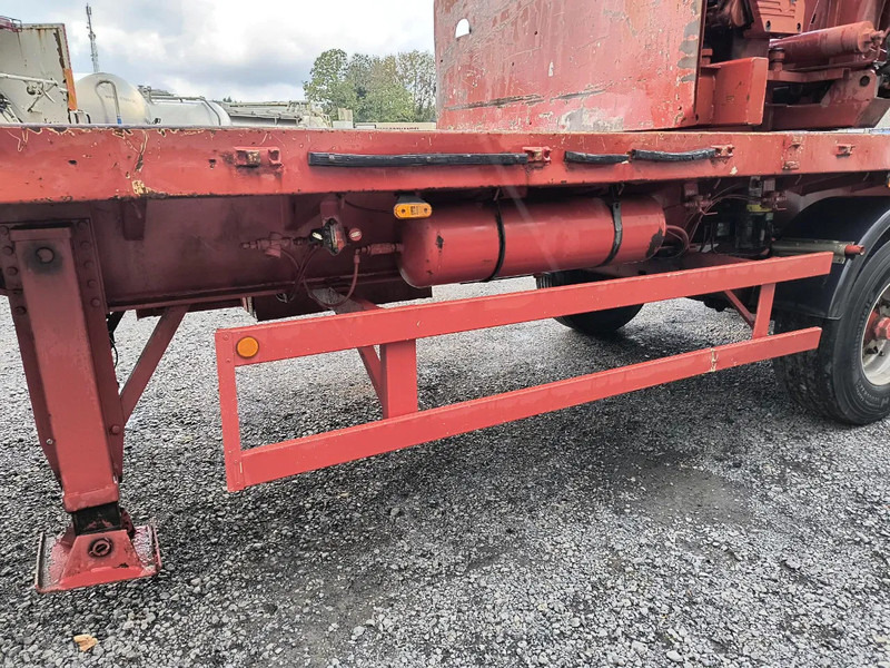 Dropside/ Flatbed semi-trailer LAG 16000-R KENNIS CRANE - 2 STEERING AXLES: picture 12