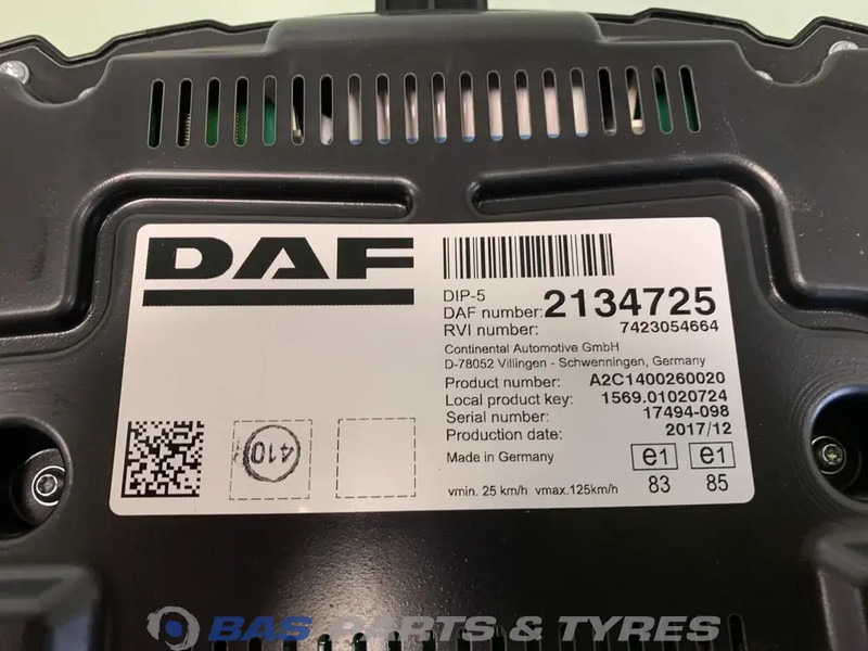 DAF LF Euro 6 Instrumentenpaneel DAF 1952905 - Dashboard for Truck: picture 3 DAF LF Euro 6 Instrumentenpaneel DAF 1952905 - Dashboard for Truck: picture 3