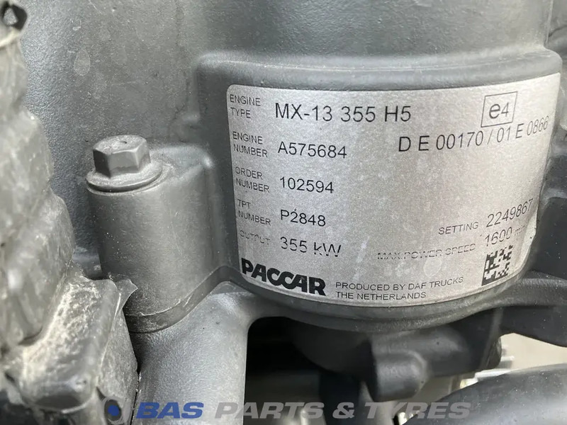 DAF XG Motor DAF MX13 355 H5 2304398 - Engine for Truck: picture 5 DAF XG Motor DAF MX13 355 H5 2304398 - Engine for Truck: picture 5