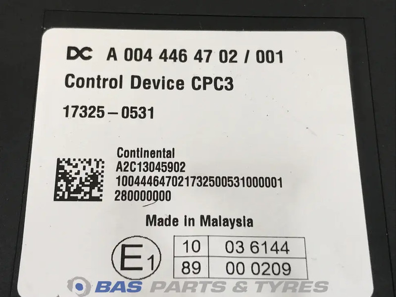 Mercedes-Benz Actros MP4 CPC3 module Mercedes A 004 446 47 02 - ECU for Truck: picture 2 Mercedes-Benz Actros MP4 CPC3 module Mercedes A 004 446 47 02 - ECU for Truck: picture 2