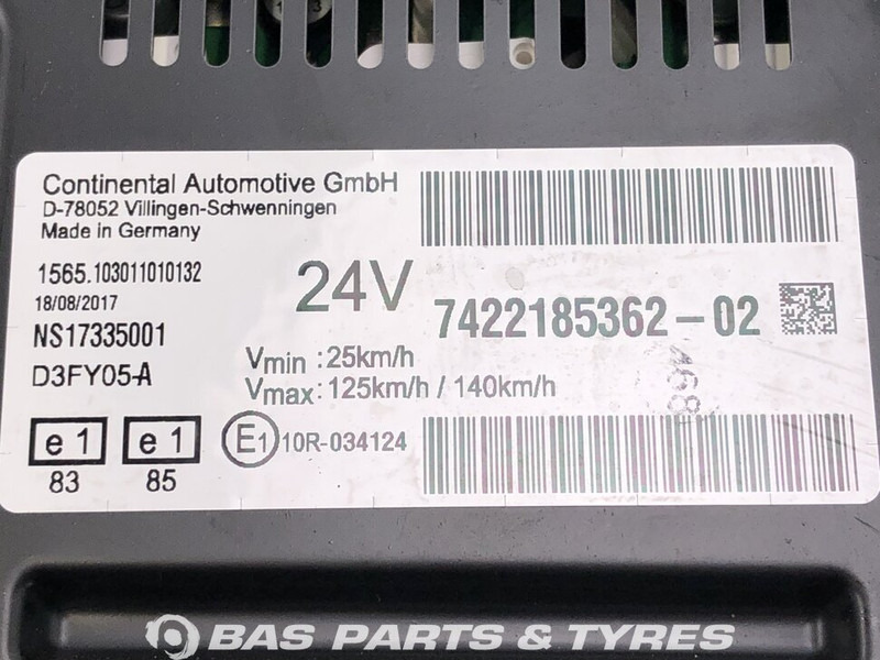 Renault D-Serie Instrumentenpaneel Renault 7421929649 - Dashboard for Truck: picture 3 Renault D-Serie Instrumentenpaneel Renault 7421929649 - Dashboard for Truck: picture 3