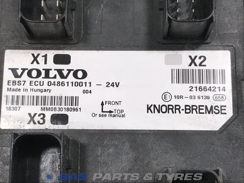 Volvo Regeleenheid EBS Volvo 21933116 - ECU for Truck: picture 3 Volvo Regeleenheid EBS Volvo 21933116 - ECU for Truck: picture 3