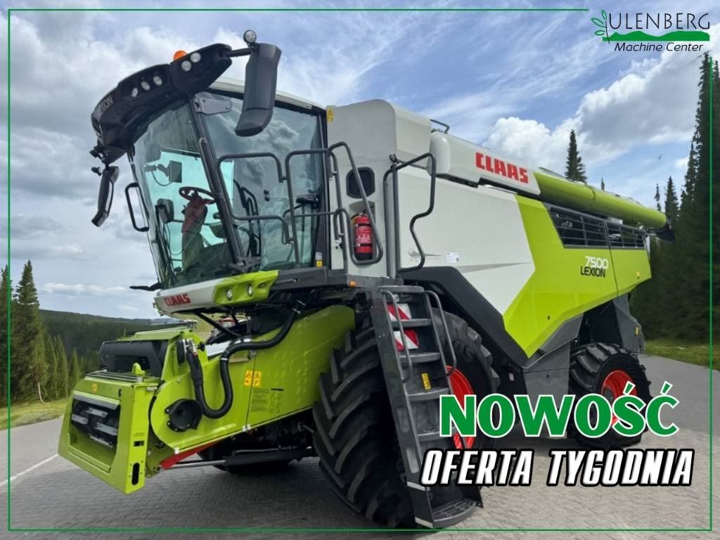 Claas LEXION 7500 +VARIO 930 + WÓZEK - Combine harvester: picture 1 Claas LEXION 7500 +VARIO 930 + WÓZEK - Combine harvester: picture 1