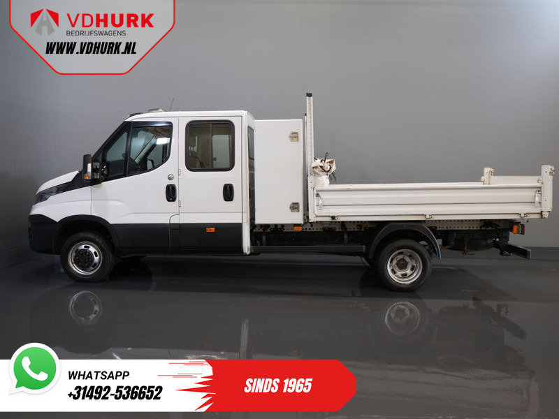 Flatbed van, Combi van Iveco Daily 35C14D 2.3 140 pk Aut. ZF DC Dubbel Cabine 6 Pers./ Kipper/ Pick Up/ Open Laadbak/ Kieper/ 3.5t Trekverm./ Dubbel Lucht/ Gev.Sto: picture 10