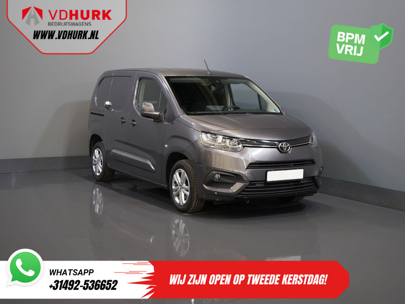 Toyota PROACE CITY 1.2 Turbo 130 pk Aut. BENZINE 3Pers./ Stoelverw./ Climate/ Keyless/ Carplay/ Cruise/ PDC/ Trekhaak - Panel van: picture 1 Toyota PROACE CITY 1.2 Turbo 130 pk Aut. BENZINE 3Pers./ Stoelverw./ Climate/ Keyless/ Carplay/ Cruise/ PDC/ Trekhaak - Panel van: picture 1