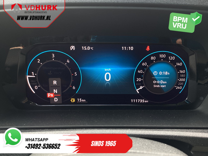 Small van Volkswagen Caddy Cargo 2.0 TDI 125 pk DSG Aut. Style BPM VRIJ! LED/ Adapt.Cruise/ Standkachel/ Stoelverw./ Carplay/ Camera/ PDC/ LMV/ Trekhaak/ Airco: picture 19