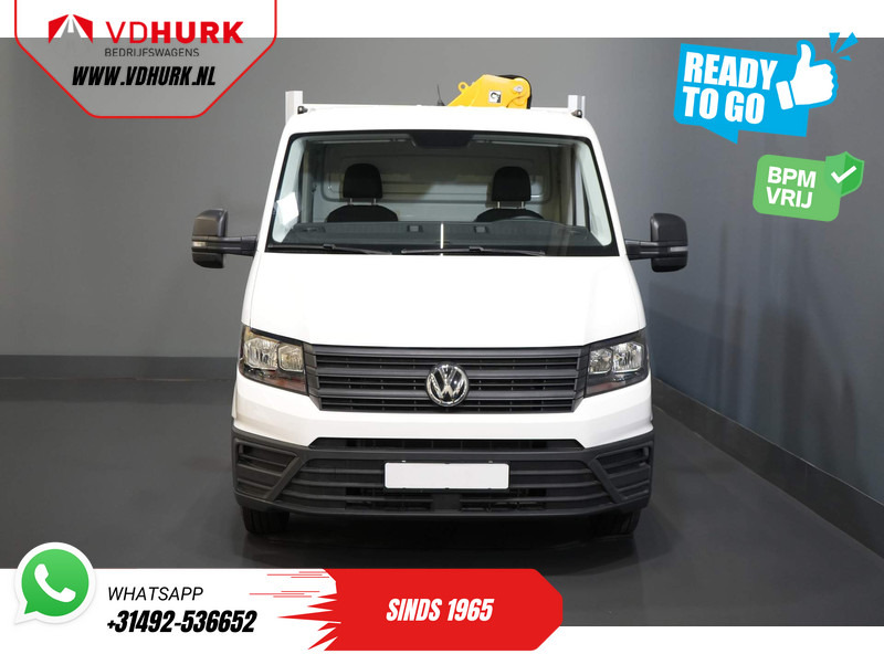 Flatbed van Volkswagen Crafter 50 165 pk Effer 352S Kraan/ Crane/ Kran/ Autokran/ PTO/ Open laadbak/ Dubbel Lucht: picture 7
