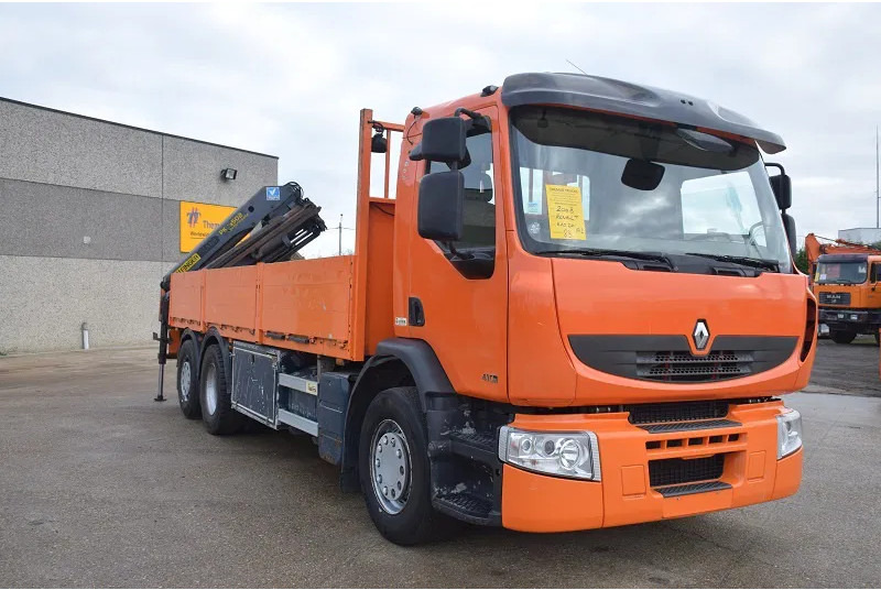Renault Premium 410 - Dropside/ Flatbed truck, Crane truck: picture 5 Renault Premium 410 - Dropside/ Flatbed truck, Crane truck: picture 5