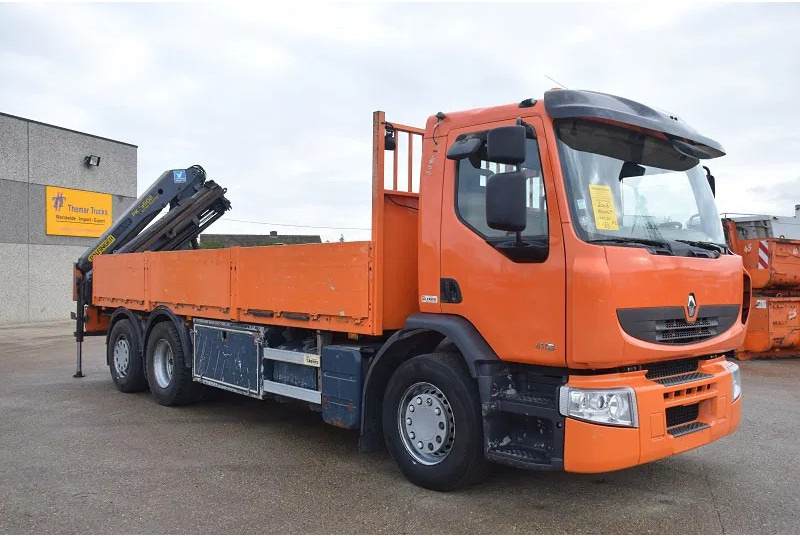 Renault Premium 410 - Dropside/ Flatbed truck, Crane truck: picture 4 Renault Premium 410 - Dropside/ Flatbed truck, Crane truck: picture 4