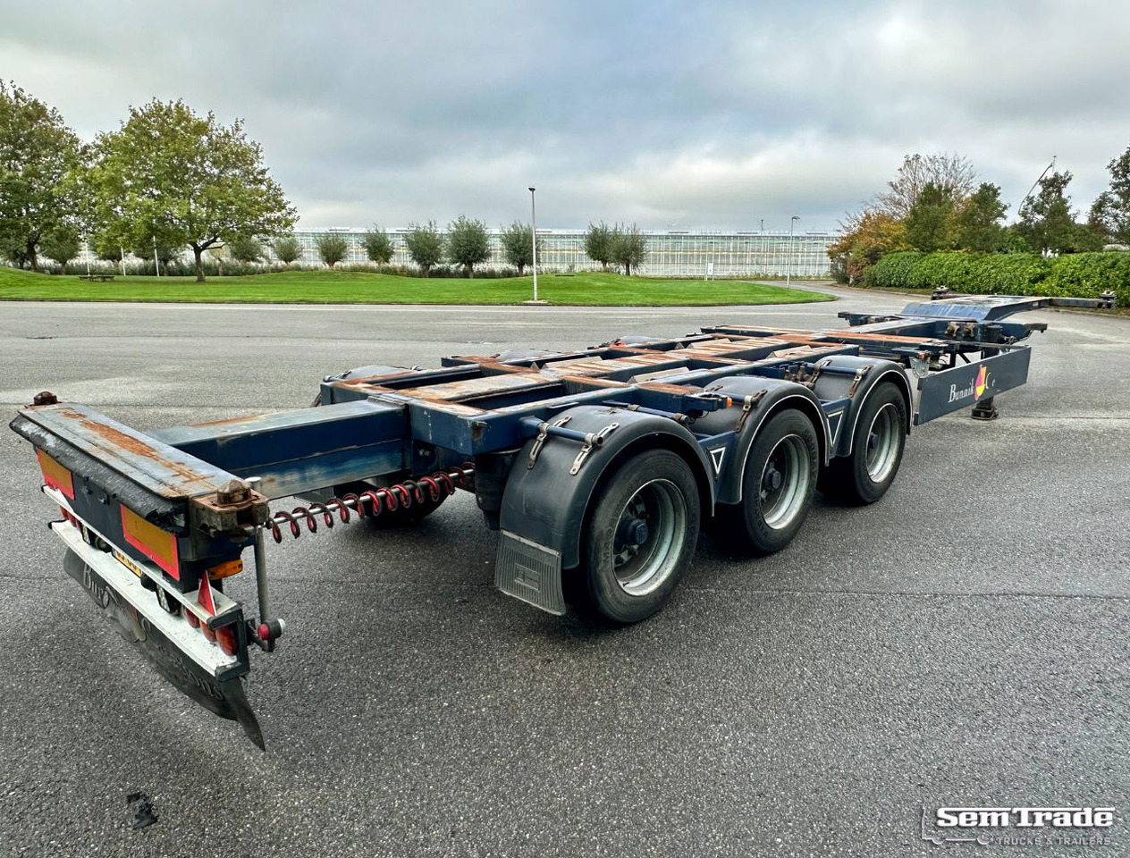 Burg BPO 15-27 Ccxhx BPW Axles Disc Brakes 40 FT. Chassis Lift Axle - Container transporter/ Swap body semi-trailer: picture 5 Burg BPO 15-27 Ccxhx BPW Axles Disc Brakes 40 FT. Chassis Lift Axle - Container transporter/ Swap body semi-trailer: picture 5