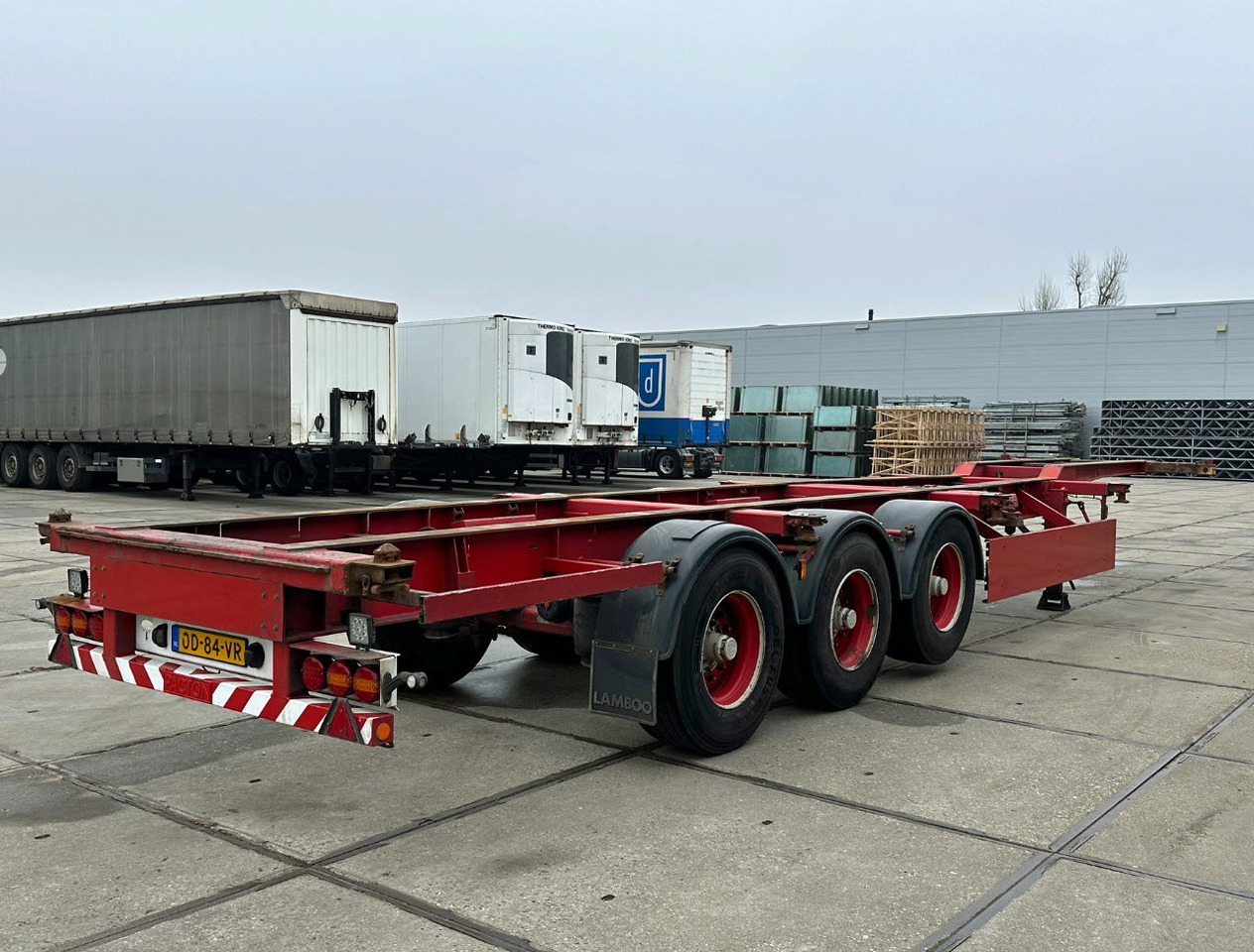 Diversen 3 Axle Chassis BPW AxleS LIFTAxle TOP Condition NL Trailer - Container transporter/ Swap body semi-trailer: picture 4 Diversen 3 Axle Chassis BPW AxleS LIFTAxle TOP Condition NL Trailer - Container transporter/ Swap body semi-trailer: picture 4