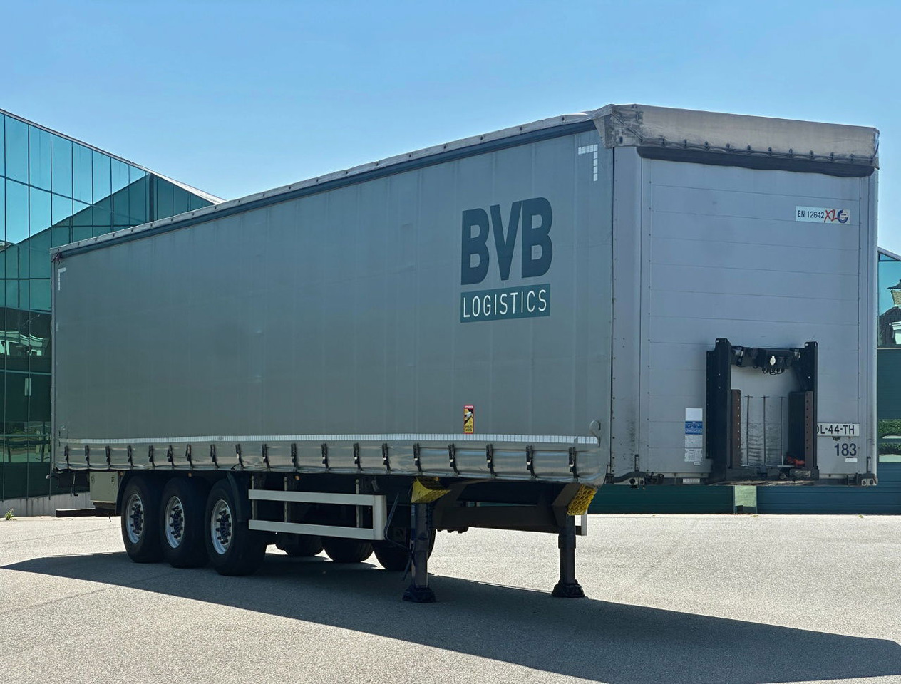 Curtainsider semi-trailer Kögel SN24 Edscha SAF Axles Disc Brakes Lift Axle TOP Condition NL Trailer: picture 7