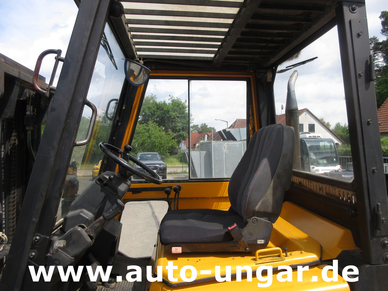 Diesel forklift JUNGHEINRICH DFG 40 Diesel Gabelstapler 4.000kg Freihub Steinbock Yale Still Boss: picture 13