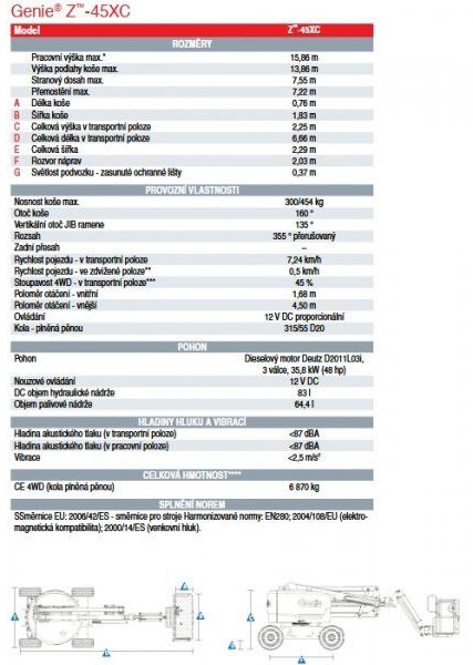 Genie top! Z45 XC - Articulated boom: picture 5 Genie top! Z45 XC - Articulated boom: picture 5