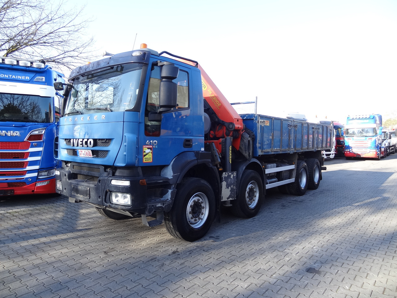 Iveco Trakker AD340T41 8X4 Kipper Kran Palfinger 23002 - Crane truck, Tipper: picture 1 Iveco Trakker AD340T41 8X4 Kipper Kran Palfinger 23002 - Crane truck, Tipper: picture 1