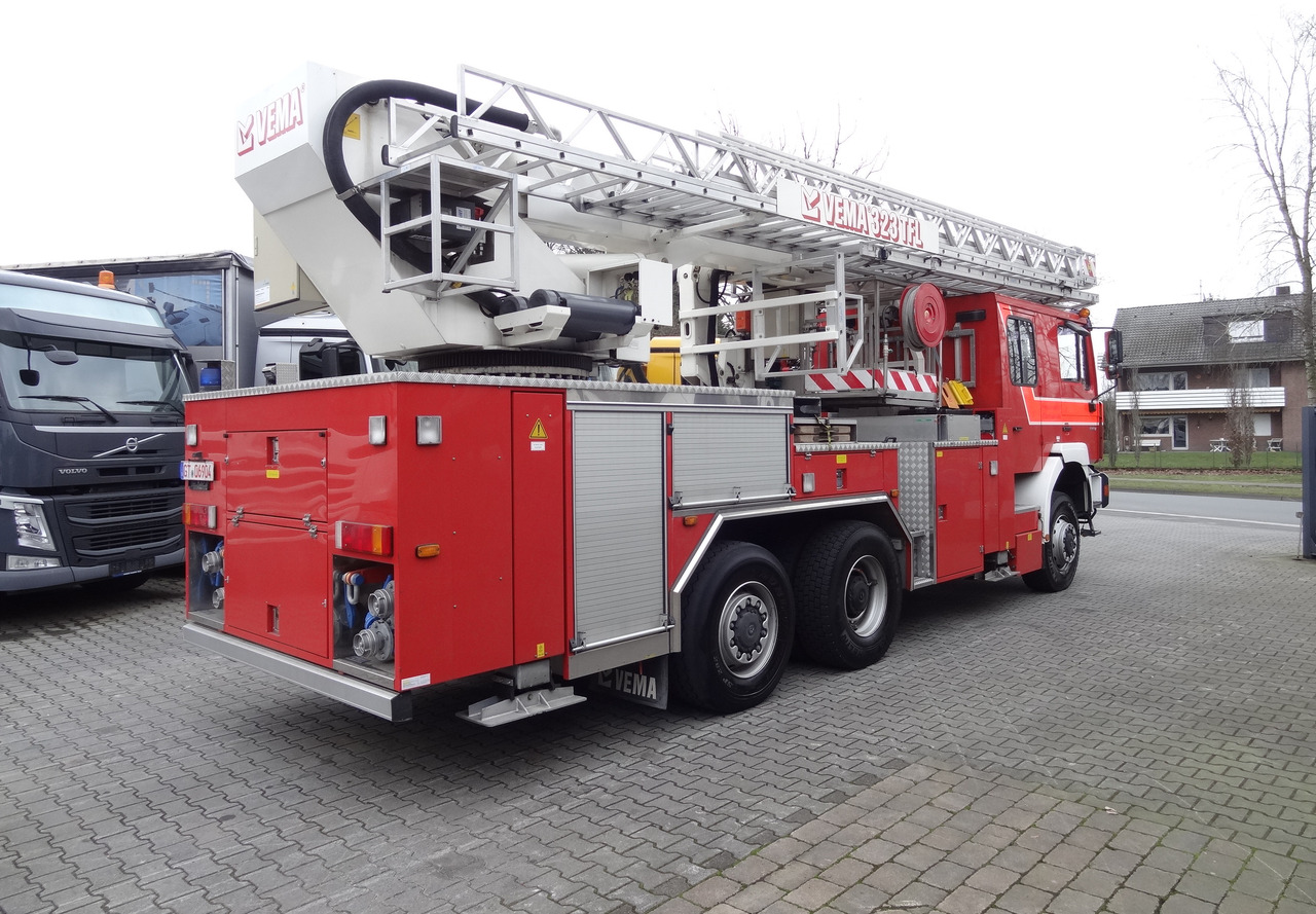 Truck mounted aerial platform MAN FE 410 6X6 Feuerwehr Vema Lift 32 Meter: picture 11
