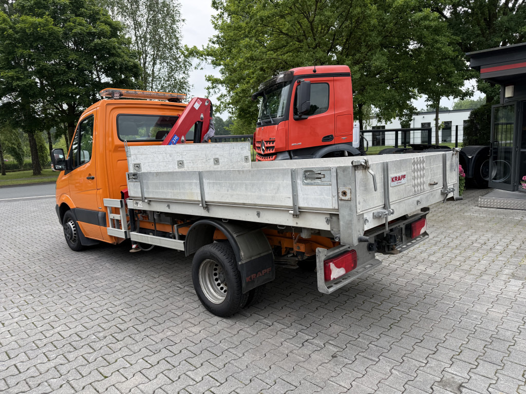 Mercedes-Benz Sprinter 516 Kipper mit Kran HMF 270 - Tipper van: picture 2 Mercedes-Benz Sprinter 516 Kipper mit Kran HMF 270 - Tipper van: picture 2