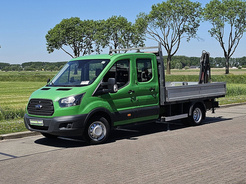 Ford Transit 2.0 DUB.CAB Hiab-Kraan! - Flatbed van: picture 2 Ford Transit 2.0 DUB.CAB Hiab-Kraan! - Flatbed van: picture 2