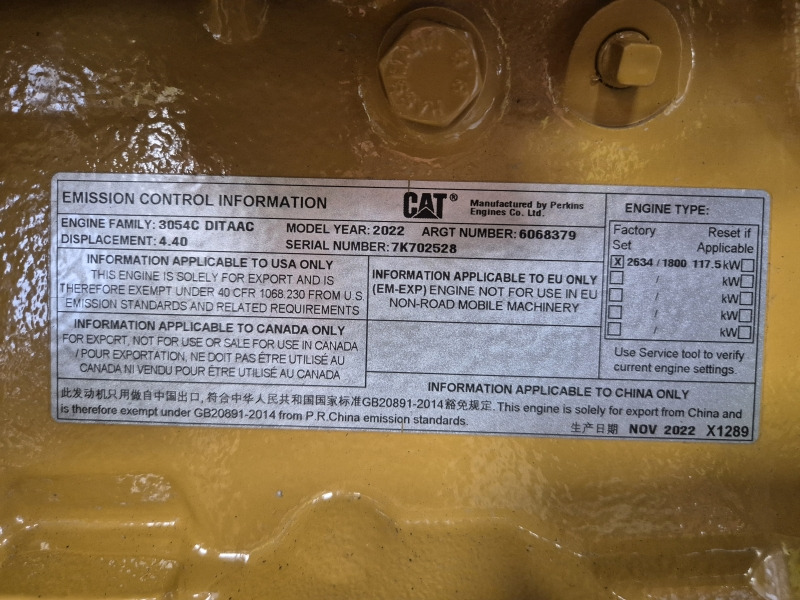 New Engine for Industrial equipment Caterpillar  3054C DITAAC Powerpack: picture 11