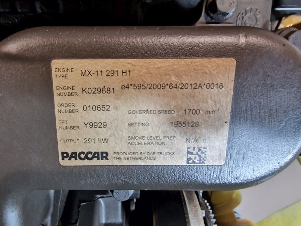 Engine for Truck DAF MX-11 291 H1 Truck Spec Engine (Truck): picture 11