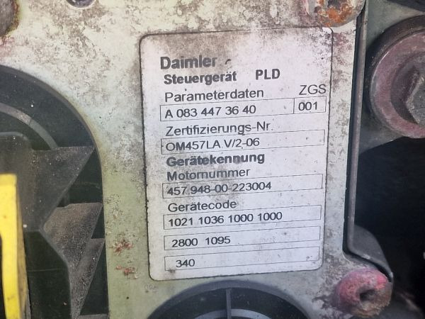 Mercedes Benz OM457LA.V/2-06 Engine (Truck) - Engine for Truck: picture 2 Mercedes Benz OM457LA.V/2-06 Engine (Truck) - Engine for Truck: picture 2