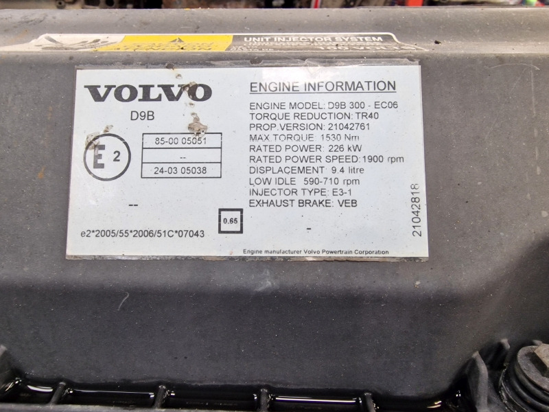 Volvo D9B 300 – EC06 Engine (Truck) - Engine for Truck: picture 3 Volvo D9B 300 – EC06 Engine (Truck) - Engine for Truck: picture 3