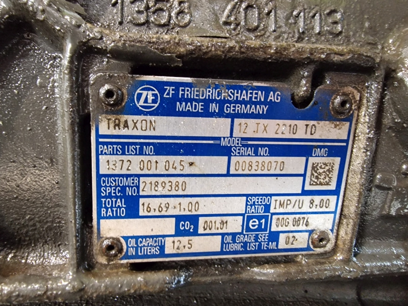 Gearbox ZF Traxon 12TX2210TD DAF Spec Gearbox: picture 11