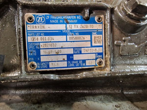 Gearbox ZF Traxon 12TX2620TD DAF Spec Gearbox: picture 10