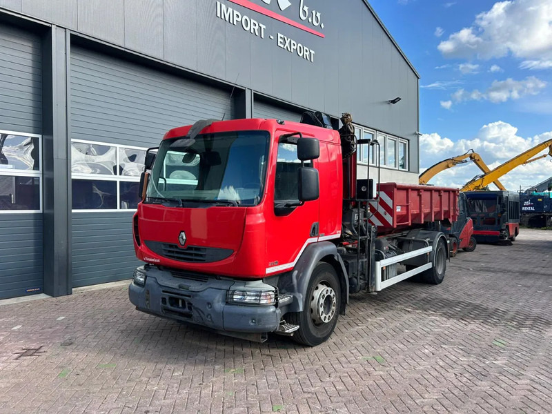 Renault Midlum 280 - Hook lift truck, Crane truck: picture 1 Renault Midlum 280 - Hook lift truck, Crane truck: picture 1