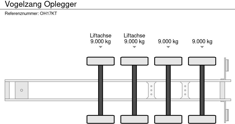 Dropside/ Flatbed semi-trailer Vogelzang Oplegger: picture 9 Dropside/ Flatbed semi-trailer Vogelzang Oplegger: picture 9