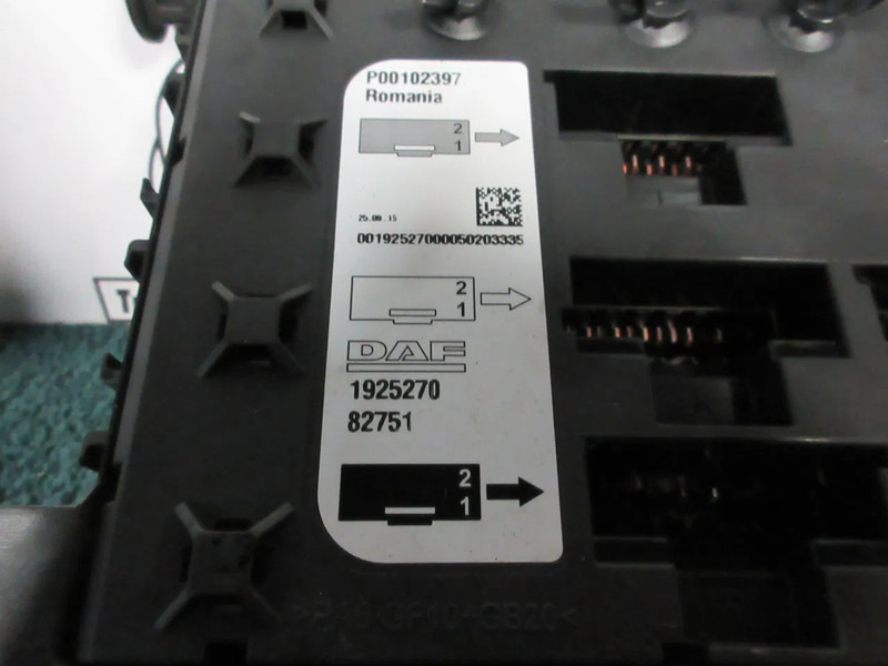 DAF 1925270 ZEKERINGS KAST DAF CF XF EURO 6 MODEL - Electrical system for Truck: picture 5 DAF 1925270 ZEKERINGS KAST DAF CF XF EURO 6 MODEL - Electrical system for Truck: picture 5