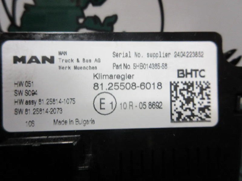 MAN 81.25508-6018 // 81.25814-2073 // 81.25814-1075 MAN 18.520 EURO 6 - Electrical system for Truck: picture 5 MAN 81.25508-6018 // 81.25814-2073 // 81.25814-1075 MAN 18.520 EURO 6 - Electrical system for Truck: picture 5
