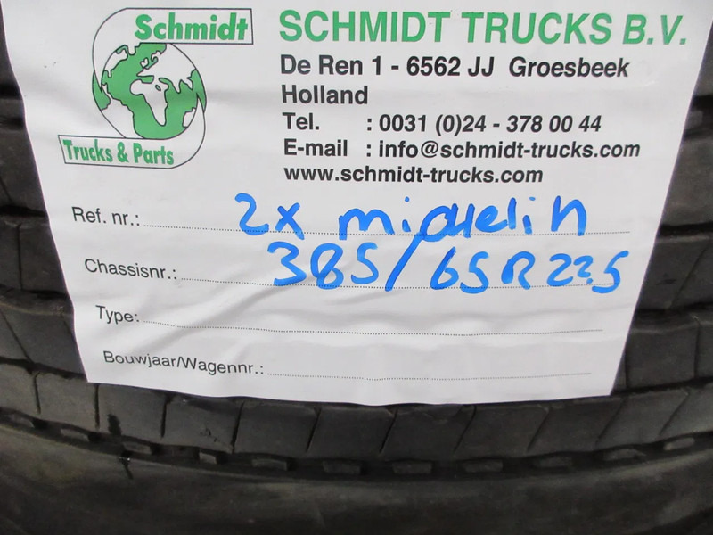 Michelin 385/65 R 22.5 BAND MET STAALEN WIELEN PROFIEL 50% - Tire for Truck: picture 5 Michelin 385/65 R 22.5 BAND MET STAALEN WIELEN PROFIEL 50% - Tire for Truck: picture 5