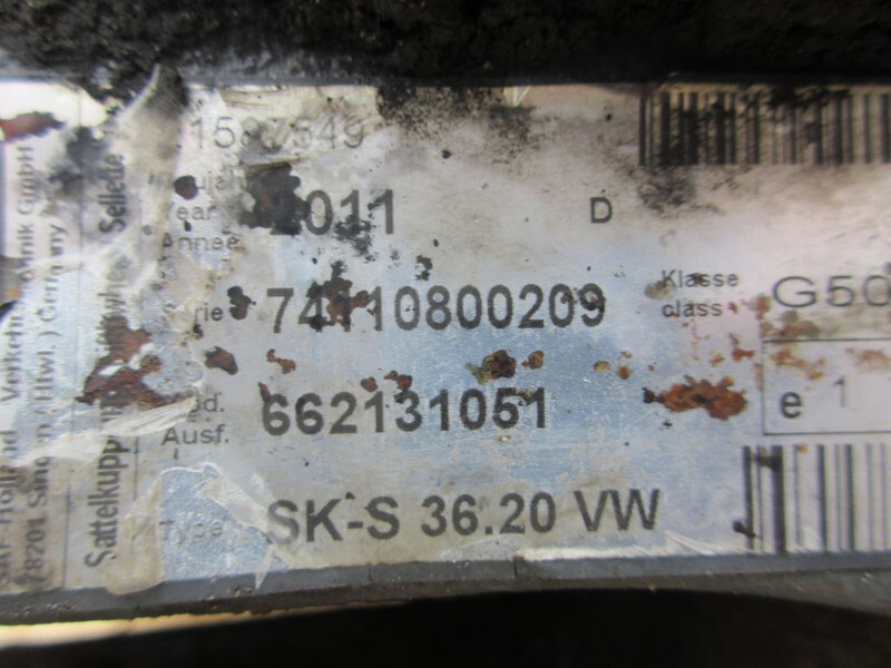 Renault 74110800209 // SK-S 36.20 VW RENAULT T 460 EURO 6 74110800209 // SK-S 36.20 VW RENAULT T 460 EURO 6 - Fifth wheel coupling for Truck: picture 5 Renault 74110800209 // SK-S 36.20 VW RENAULT T 460 EURO 6 74110800209 // SK-S 36.20 VW RENAULT T 460 EURO 6 - Fifth wheel coupling for Truck: picture 5